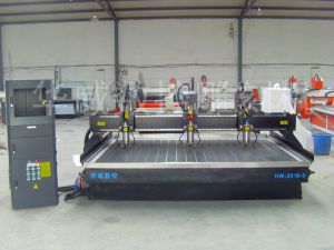 清远佛冈县独立三头石材雕刻机HW-2518-3Z